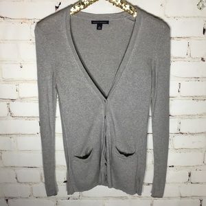 Banana Republic gray cardigan. Size small.